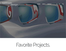 Tablet Screenshot of kabbashdesign.com